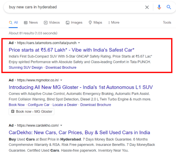PPC Ads For Car Dealers